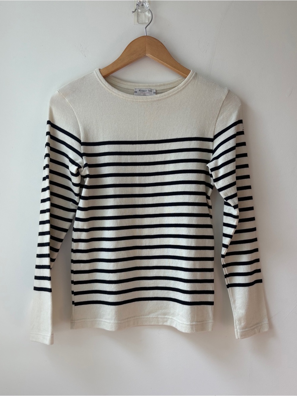 Armor Lux Cream Breton Crewneck Shirt